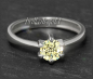 Preview: Brillant Ring 585 Gold; 0,71ct, zart gelb & Si1-2